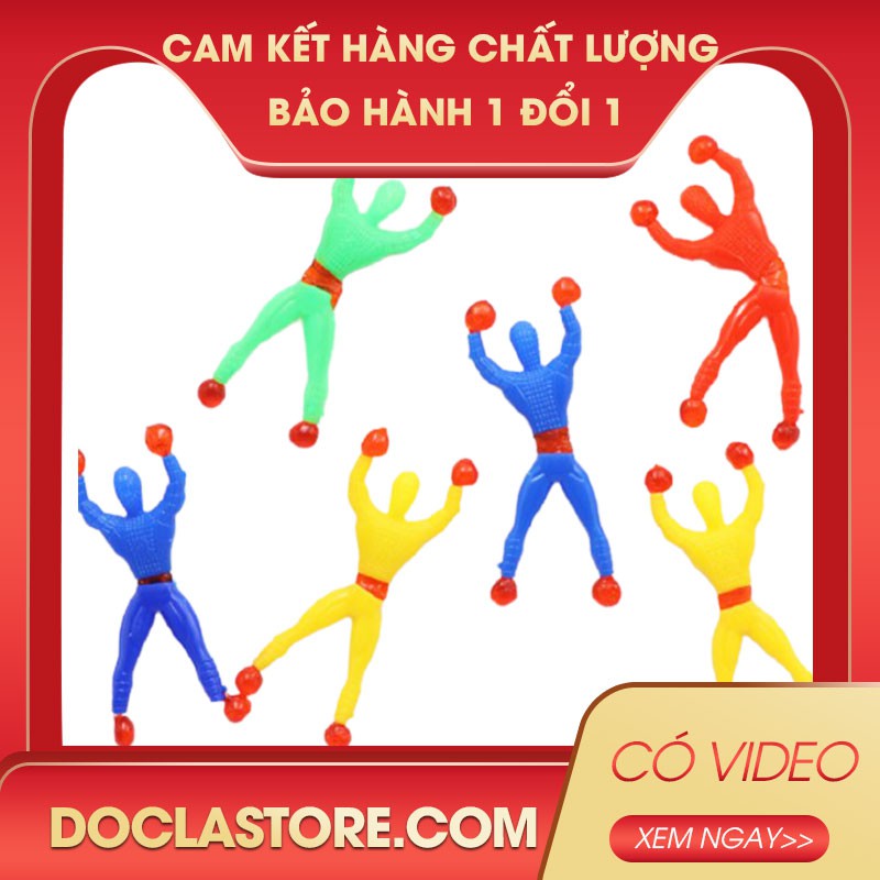 Đồ chơi trẻ em - người nhện leo núi dính tường cho bé - độc lạ store (giao màu ngẫu nhiên)