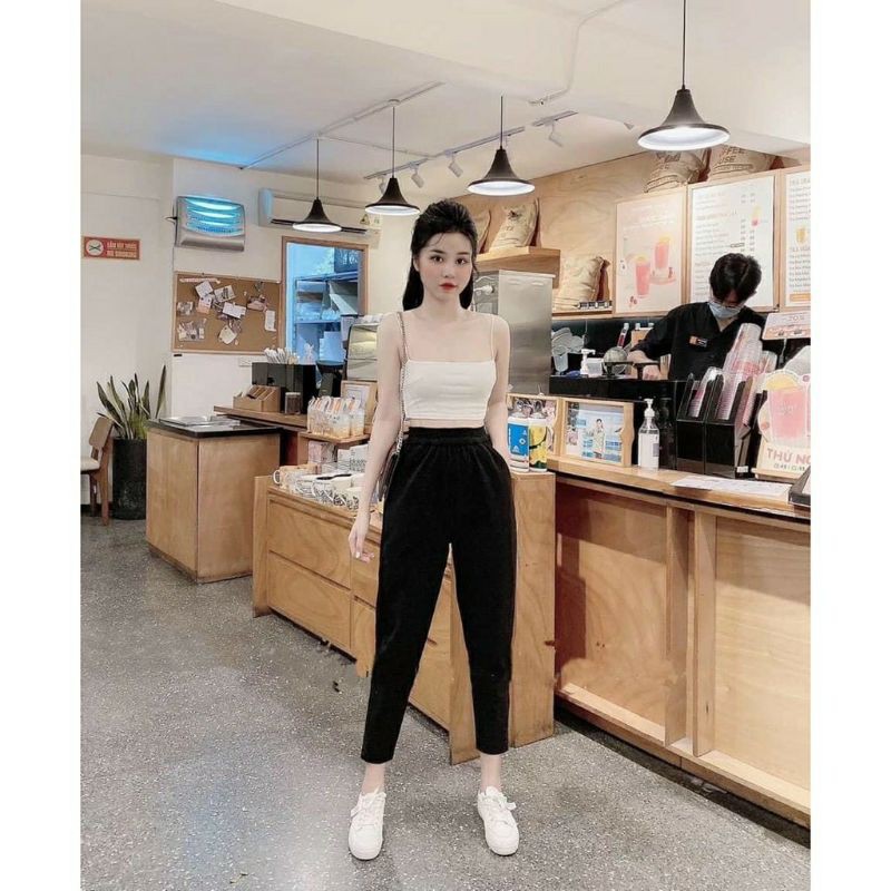 quần baggy dạ, baggy dạ hàn,quàn tây nữ | BigBuy360 - bigbuy360.vn