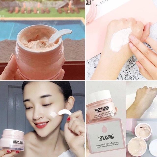 Kem makeup kem trang điểm Treechada Thái Lan 50g