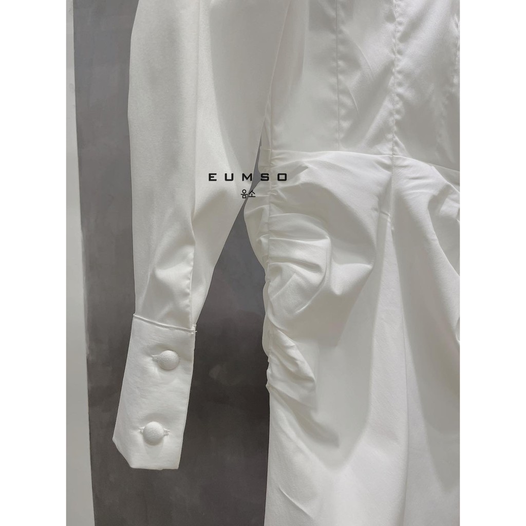 EUMSO -Đầm sơ mi trắng thanh lịch COLIN DRESS