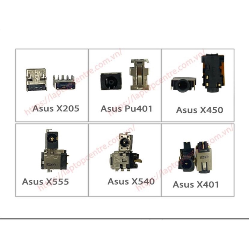 Giắc nguồn sạc pin laptop Asus X540 X450 X555 X401 X205 PU401