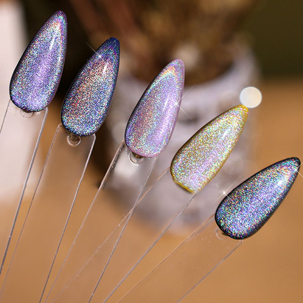 [Hàng mới về] Sơn móng tay gel uv mắt mèo nhiều màu sắc lấp lánh thời trang cho nữ 15ml