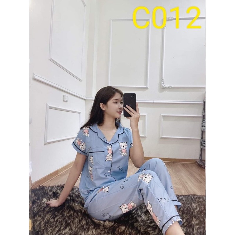 Đồ Ngủ Pijama Kate, Tay Ngắn Quần Dài Siêu Xinh, Mềm Mịn, Độc Lạ Khó Tìm, Sang Chảnh Hàn Quốc