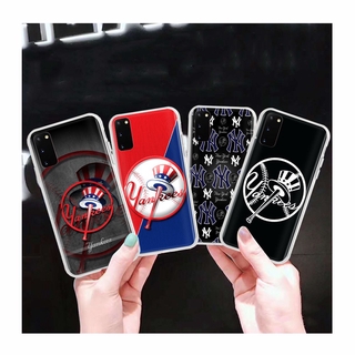 Ốp Lưng Trong Suốt At94 Ny Yankees Cho Samsung Galaxy Note 10 S10 Plus A10E Lite S20 Ultra