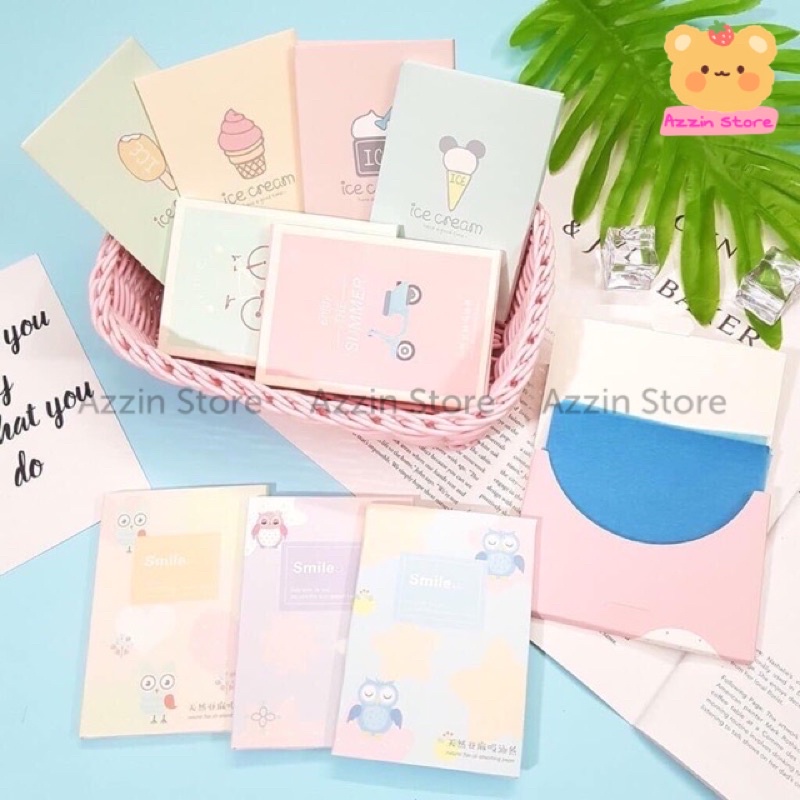 Giấy Thấm Dầu Maycreate 50 Tờ Nội Địa Trung Azzin Store