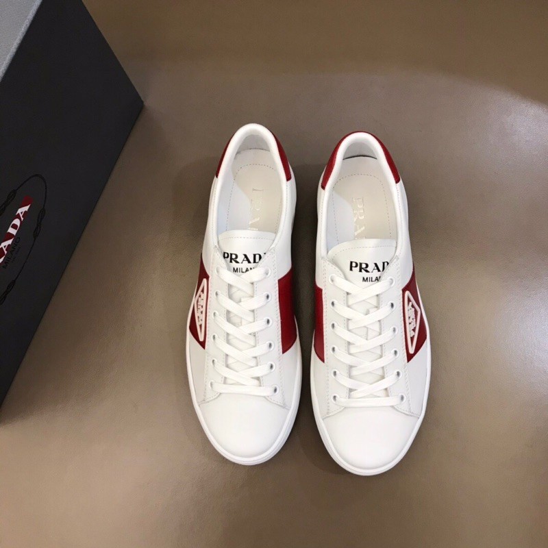 Giày thể thao/sneaker nam Prada da thật cao cấp phối 2 màu phong cách