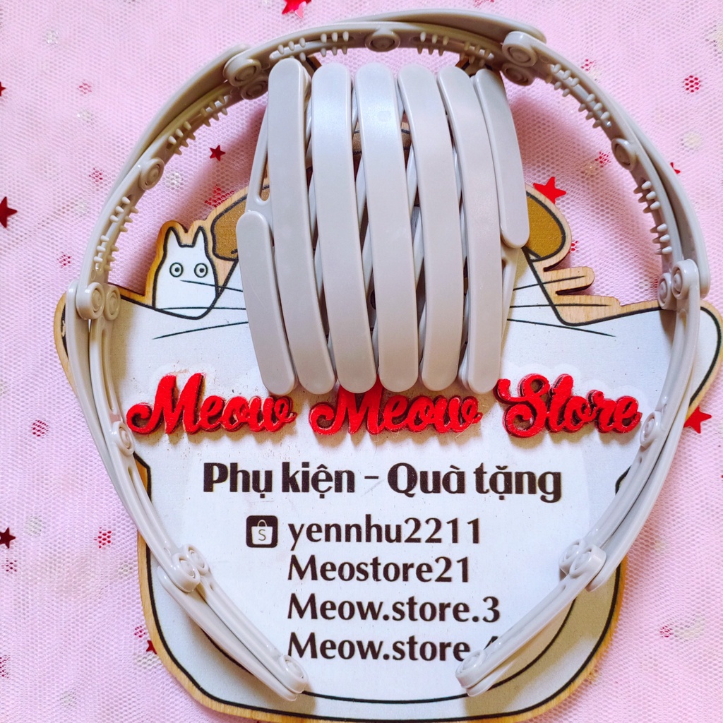 ❣️MeowMeowStore❣️ Cài Tóc Gấp Gọn Xinh Xắn Tiện Lợi, Bờm Tóc Gấp Gọn❣️ Ảnh MeowMeowStore❣️