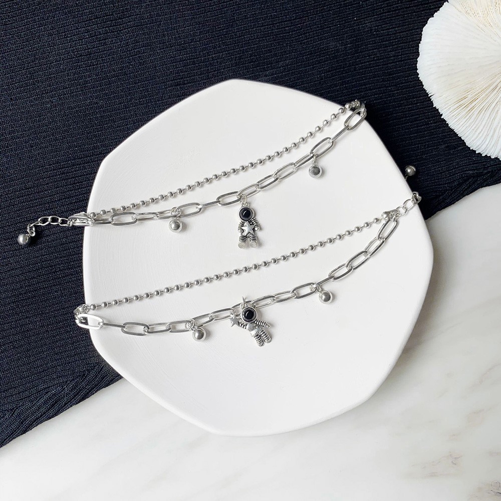 [Mã FAMAYFA giảm 10K đơn 50K] Vòng đeo tay mặt hình phi hành gia cá tính thời trang cho nam | BigBuy360 - bigbuy360.vn