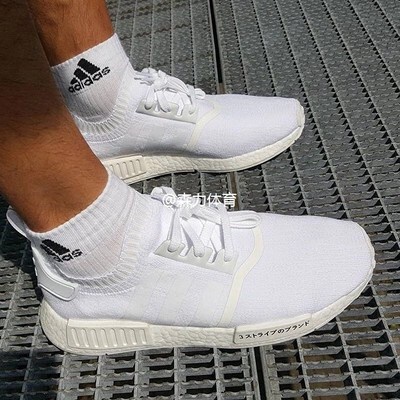 Giày Thể Thao Adidas NMD _ R1 PK Màu Trắng Đen Phong Cách Nhật Bản