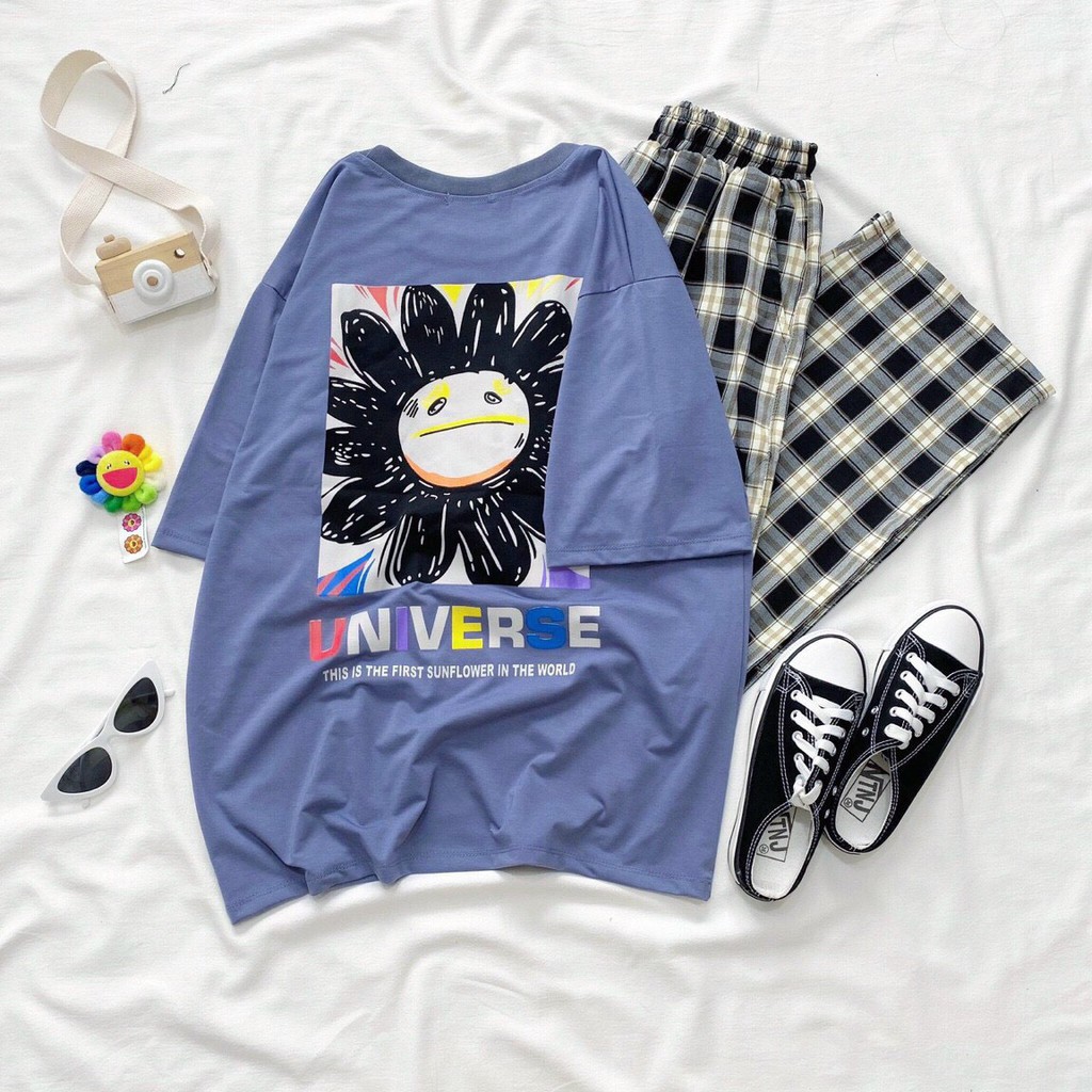 Set Đồ Bộ Nữ Quần Caro Kate Ống Rộng NHIỀU MẪU 01 * Đồ Bộ Hoạt Hình Freesize S.I.Z Fashion | BigBuy360 - bigbuy360.vn