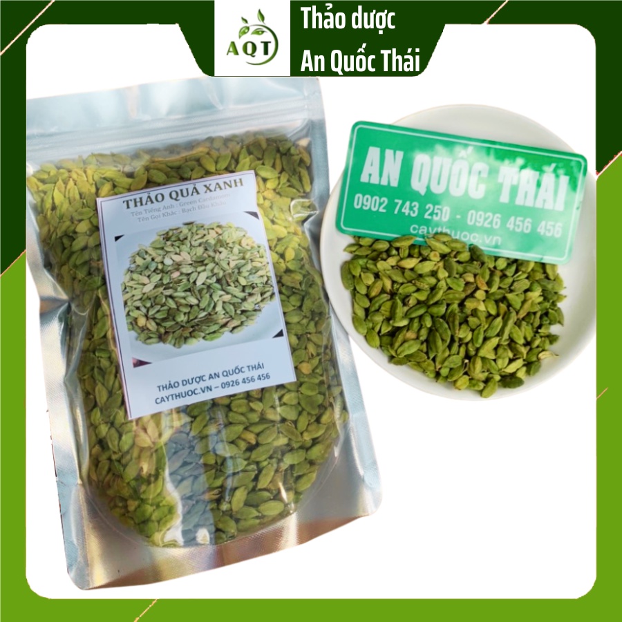 1Kg Thảo Quả Xanh Khô (Bạch Đậu Khấu Xanh, Green Cardamon) Siêu Thơm, Gia Vị Nấu Phở, Nấu Lẩu Thơm Nồng Tự Nhiên