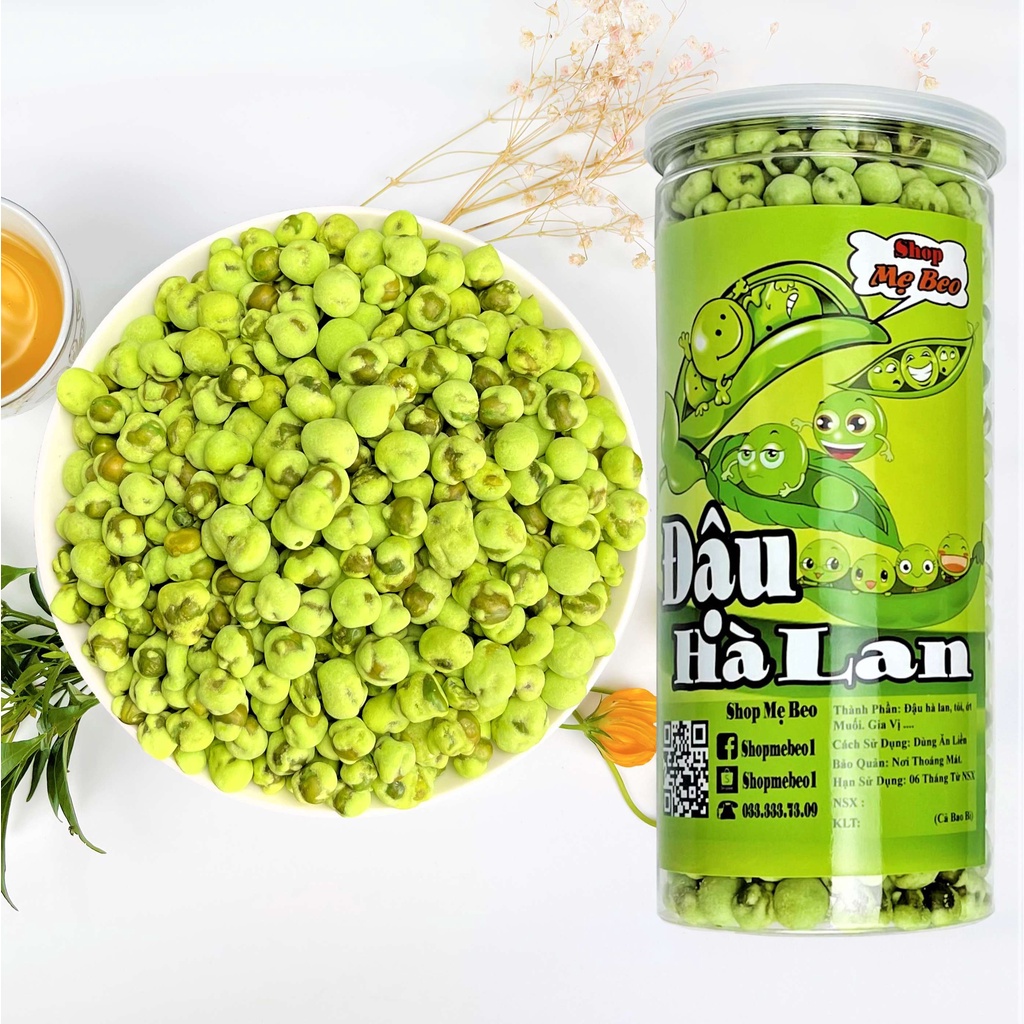 Đậu hà lan tẩm vị Wasabi 430Gr cực ngon