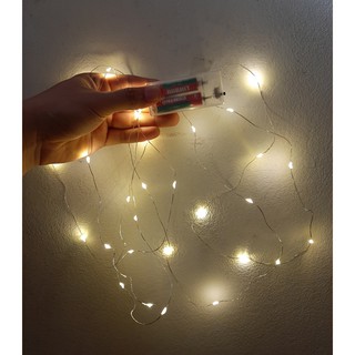 Đèn led trang trí: màu vàng ấm không nháy