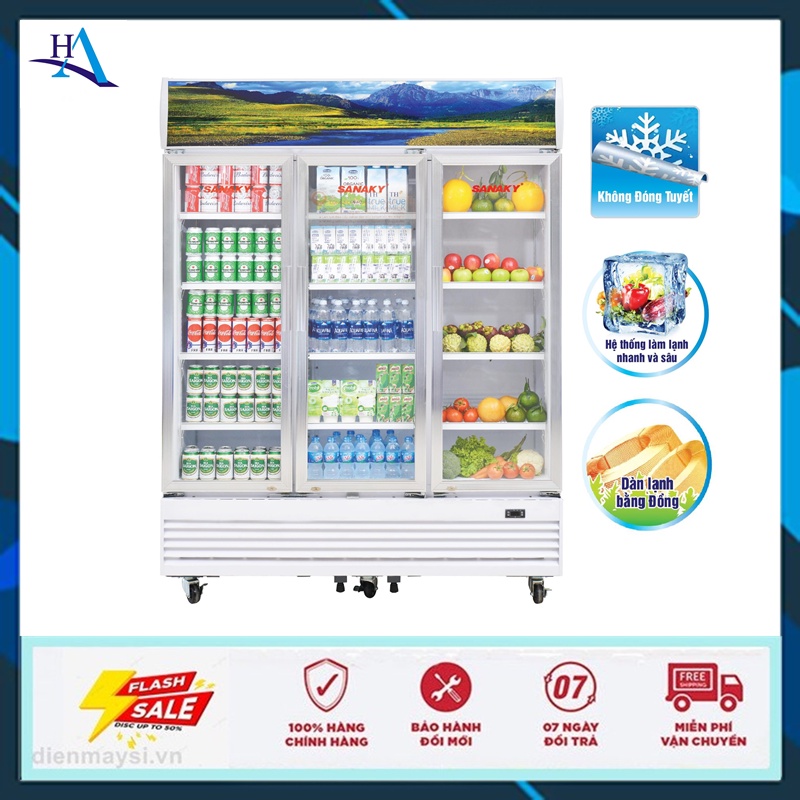Tủ mát Sanaky 1520 lít VH-1520HP (Miễn phí giao tại HCM-ngoài tỉnh liên hệ shop)