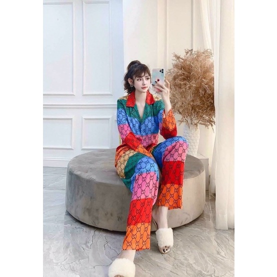 Bộ pijama G C  latin siêu sang màu siêu lạ siêu đẹp | BigBuy360 - bigbuy360.vn
