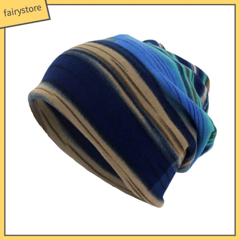 Mũ Trùm Đầu Và Cổ 2 Trong 1 Hoạ Tiết Kẻ Sọc Cho Nam Và Nữ
