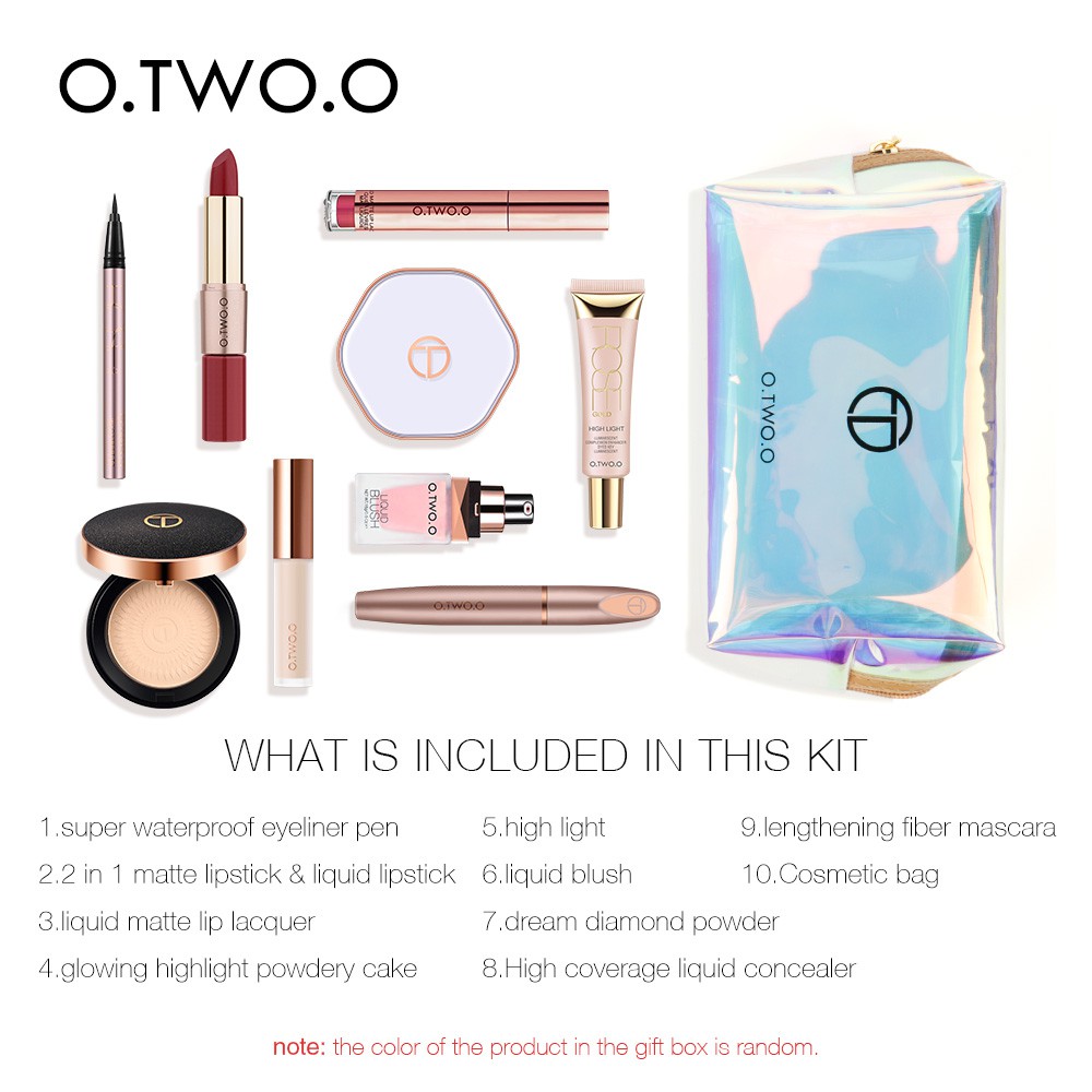 Set 10 Dụng Cụ Trang Điểm Khuôn Mặt O.TWO.O Chất Lượng Cao Tiện Lợi 350g | BigBuy360 - bigbuy360.vn