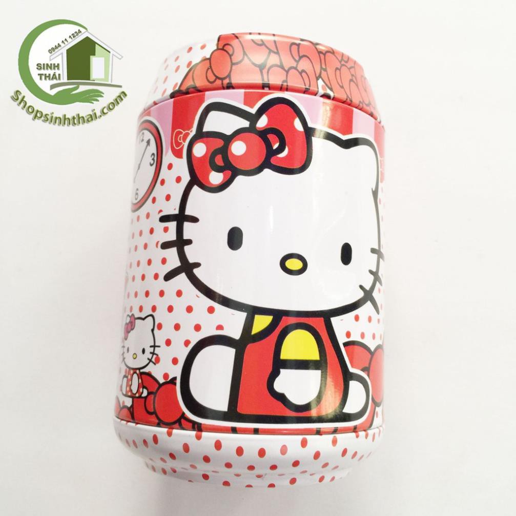 Lon đựng tiền hello kitty - ống lọ đựng tiền tiết kiệm