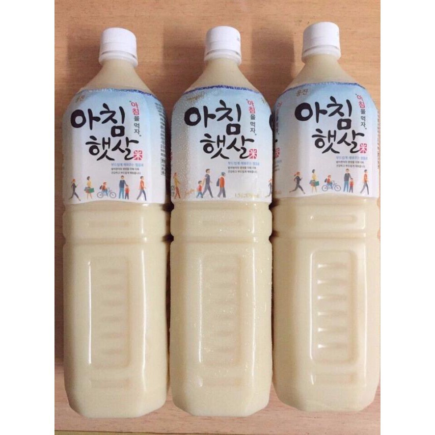 (date t11/2021) Nước gạo Hàn Quốc Woongjin 1.5 lít