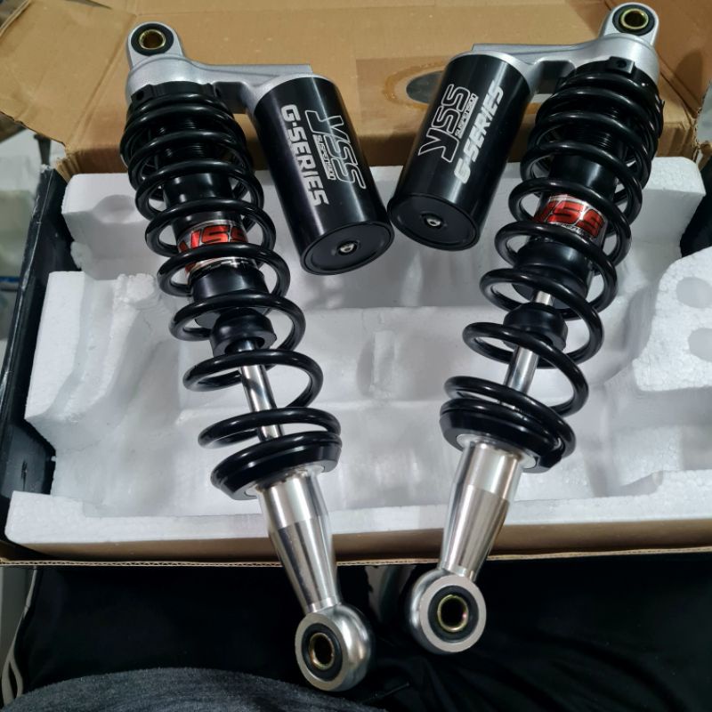 Phuộc nhún sau YSS bình dầu FULL ĐEN  cho Wave Dream Sirius Jupiter Cub Chaly Axelo Ellegant Future ....