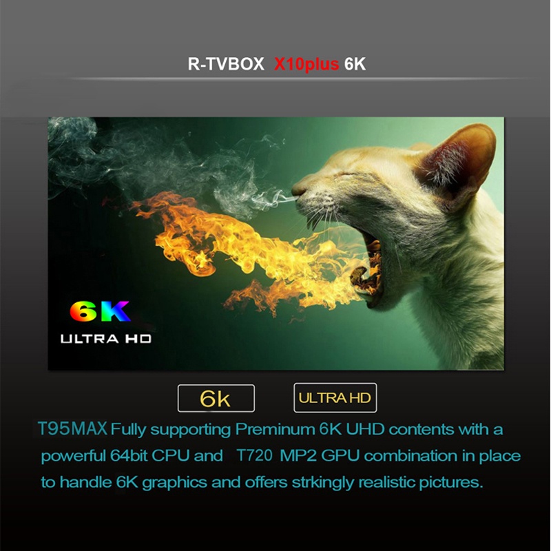 Tv box ram 4G Bộ nhớ 32G xem phim 6K tivi box hỗ trợ tìm kiếm bằng giọng nói bảo hành 12 tháng X10 PLUS android box