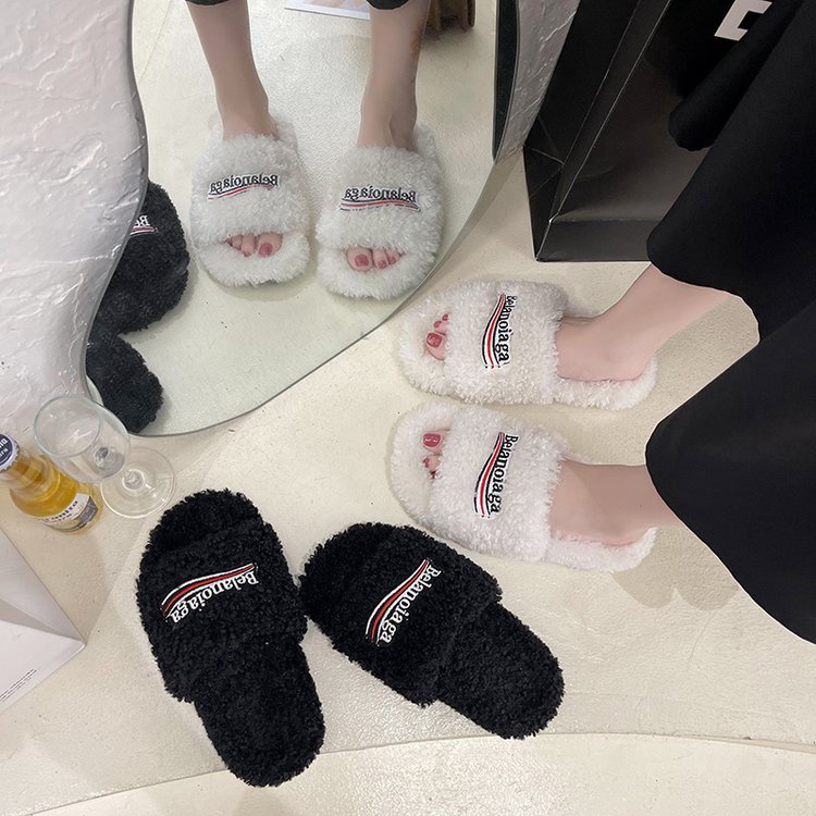 Dép Bông Hở Ngón Xinh Xắn Thời Trang Theo Phong Cách Ulzzang