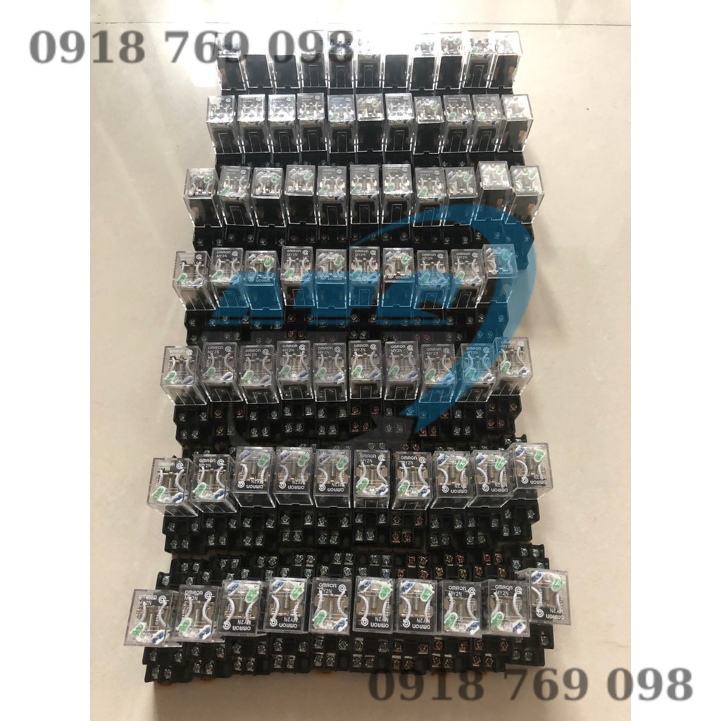 Rơ le trung gian  8 chân 14 chân bao gồm đế