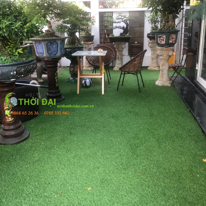 Cỏ nhân tạo - Hãng CCGRASS -  Sợi cỏ cao 2cm màu xanh tươi - Kích Thước [ 0,5mx2m ] (mua số lượng lớn chat với shop)