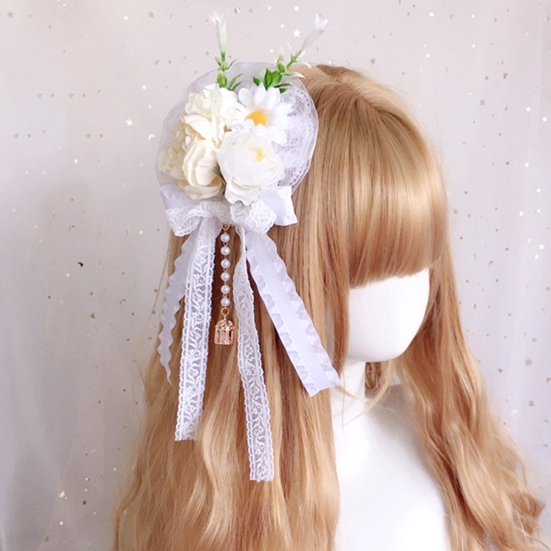 Kẹp Tóc 5 Màu Hóa Trang Nàng Hầu Phong Cách Lolita