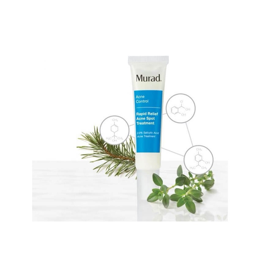 Gel giảm mụn 4h Murad Rapid Relief Acne 15ml Tặng 2 Clarifying Cleanser 15ml | BigBuy360 - bigbuy360.vn