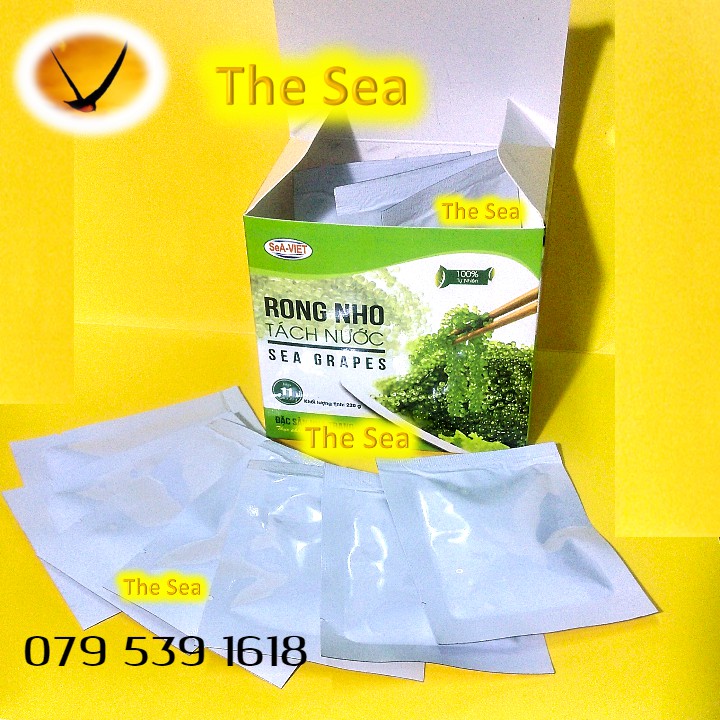 Rong nho tách nước Sea Việt (Nở gấp 10 lần kích thước ban đầu) Hộp 220g 11 gói | BigBuy360 - bigbuy360.vn