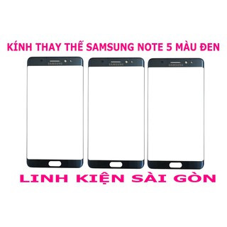 Kính thay thế samsung note 5 màu đen