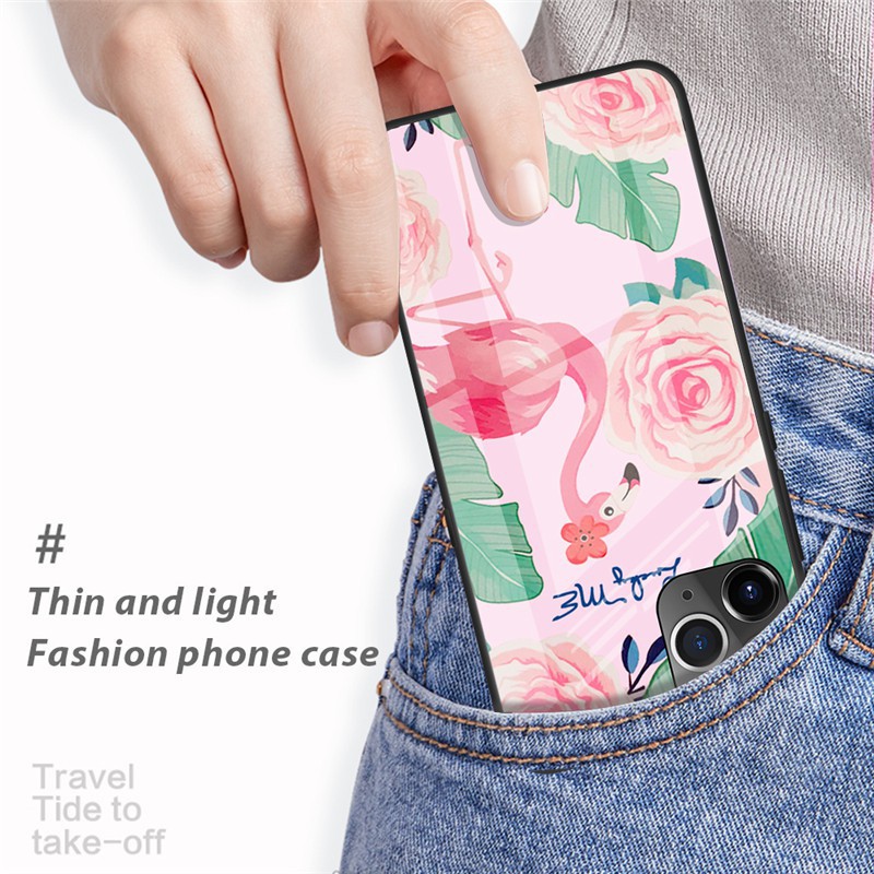 Ốp lưng iPhone 11/11Pro/11 Promax phủ kính cường lực - MÃ 11P