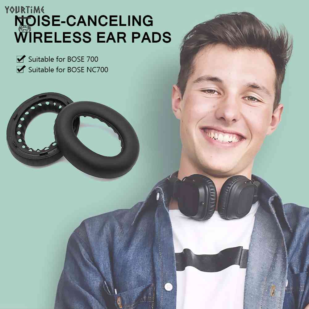 1 Cặp Miếng Đệm Tai Nghe Không Dây Bằng Da Cho Bose 700 / NC700