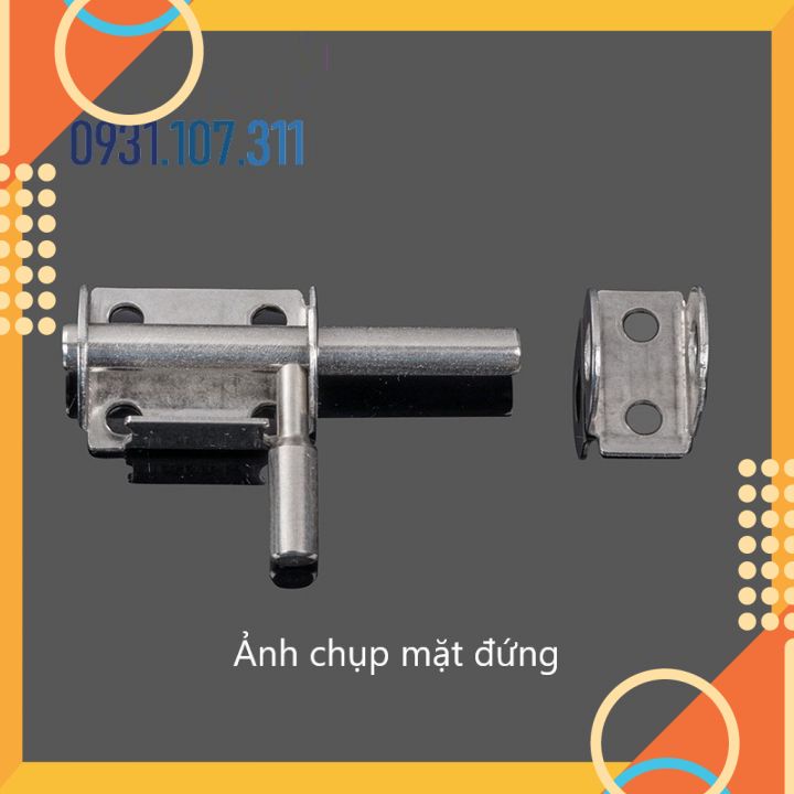 Chốt khóa cửa, then cửa bằng thép không gỉ K05 loại 1.5 inch