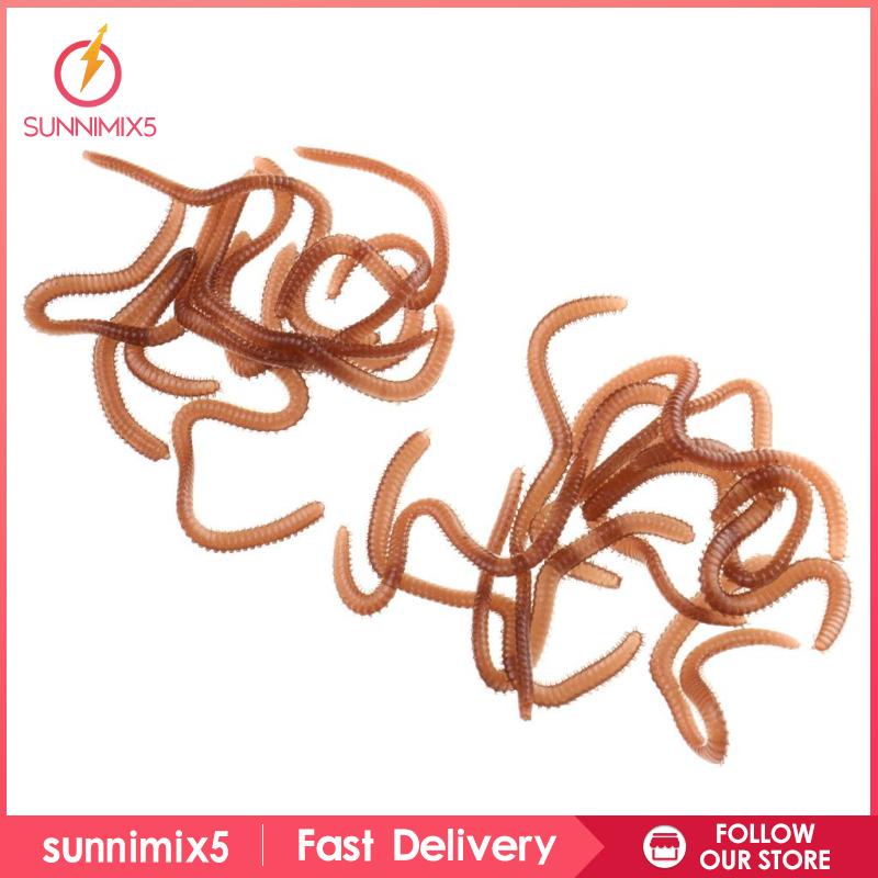 Mồi Câu Cá Mềm Hình Sâu Trái Đất Có Mùi Thơm 20g