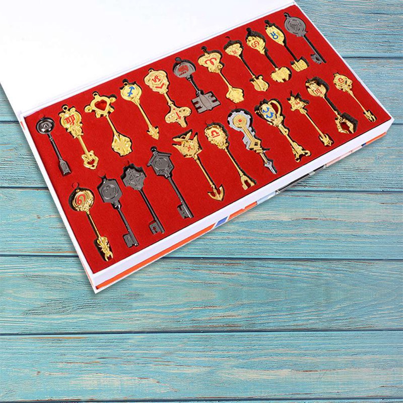 Set 22 Mặt Chìa Khóa Phong Cách Anime Fairy Tail Chống Thấm Nước