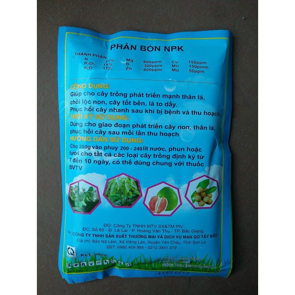 Phân bón lá Siêu bật chồi, bật búp Mango 200g