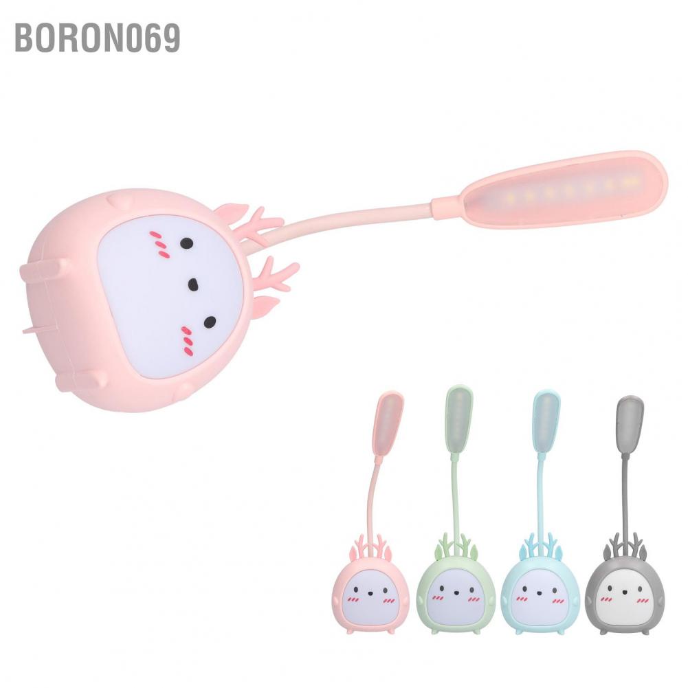Boron069 Đèn bàn LED Hình động vật Sạc USB Bảo vệ mắt Ánh sáng máy tính để cho văn phòng ngủ