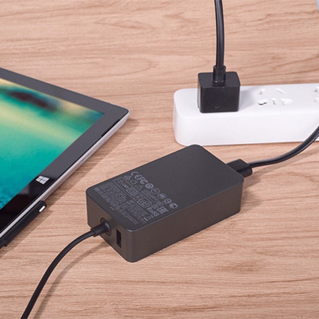44W Bộ sạc  Surface Pro Bộ đổi nguồn 15V 2.58A cho Microsoft Surface Pro 7 Pro 6 Pro 5 Pro 4 Pro 3 Go book 1 2