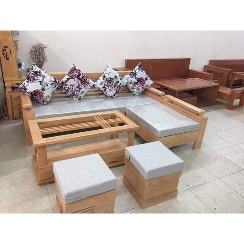 Đệm Ghế Sofa Gỗ Làm Bằng Bông Ép 9 Phân Hoặc 7 Phân