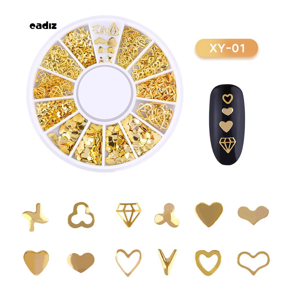 Hộp phụ kiện trang trí móng tay nghệ thuật 3D thời trang tiện lợi