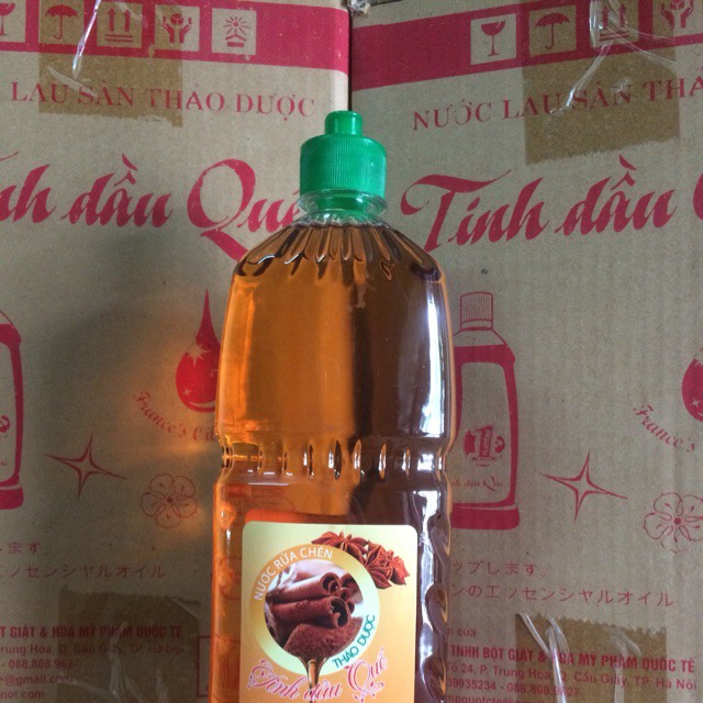 Nước rửa chén thảo dược tinh dầu quế 800ml