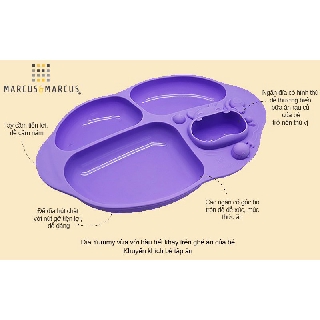 Đĩa ăn dặm Marcus & Marcus chia ngăn Ollie