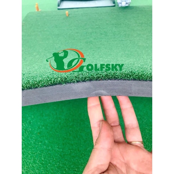 Thảm Tập Golf Swing 100cm x 125cm - Tặng Bóng và Tee cao su - Ảnh Thật 100%
