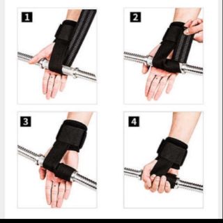 Đai quấn cổ tay hỗ trợ tập tạ,dây kéo lưng