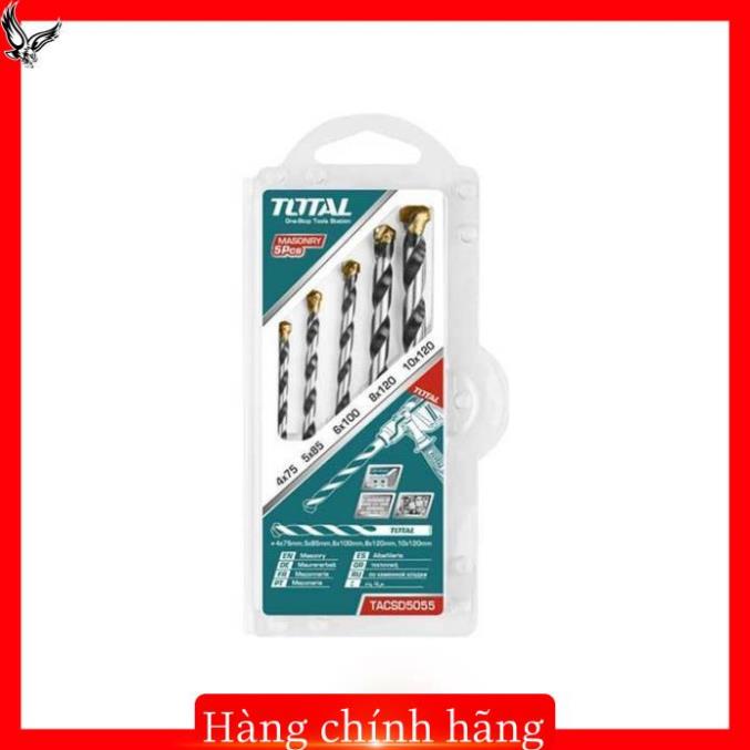 4-10mm Bộ mũi khoan bê tông 5 chi tiết Total TACSD5055