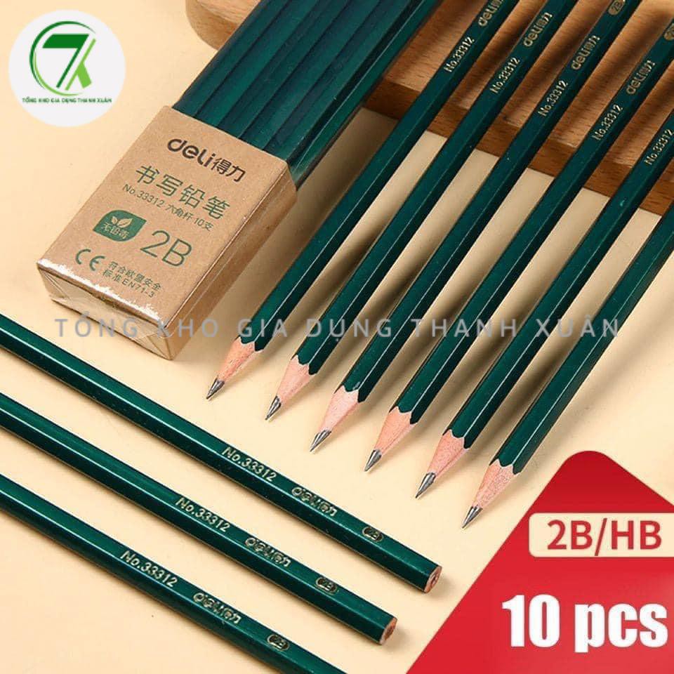 BÚT CHÌ GỖ 2B VỈ 10 CHIẾC