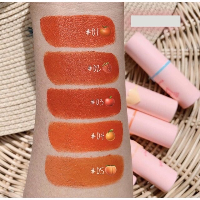 Full Set 5 Cây Son Kiss Beauty Vỏ Hồng con ngựa Unicorn Colors HH- SN11 | BigBuy360 - bigbuy360.vn