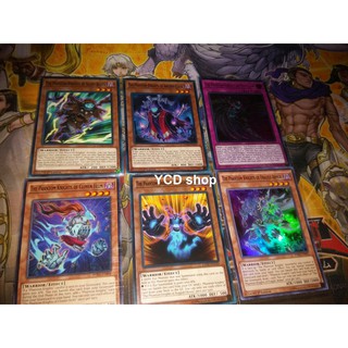 Thẻ bài yugioh chính hãng set 6 lá Phantom Knights